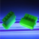Standard 4-Pin Male Connector w/ Pins (UV Green)