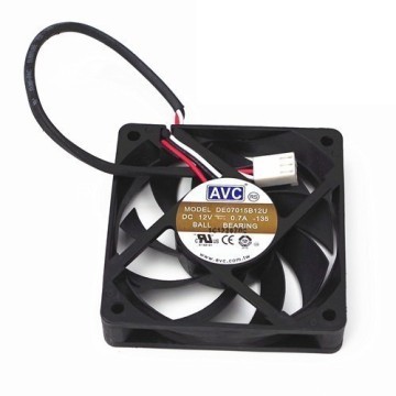 AVC 70mm x 15mm 7015 3-Wire 12V Fan (DE07015B12U)