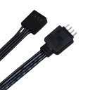 4 Pin Fan Connector Female LRC1.0 to 4 Pin RGB Male Adapter Cable
