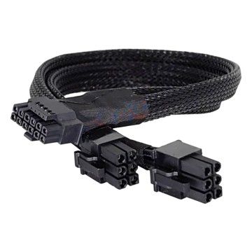 2 x 6 Pin to 12VHPWR 16 Pin Cable for Asus ESC8000A-E11