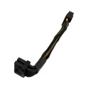 PCIE 90 Degree L Shape Low Profile GPU Power Cable 8 Pin Down Angle