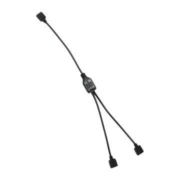 Computer Lighting 12V 4 Pin RGB Splitter Cable 1 to 2 Way Split 30cm
