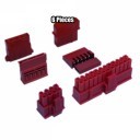 Power Supply Red Connectors Set (6pcs)