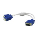 High Quality VGA 15-Pin Splitter Cable (1 to 2)