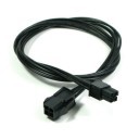 Single Braid 4-Pin PSU EPS Extension Cable (50cm) - Black