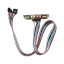 USB AC97 HD Audio Motherboard Internal Front Panel Cable