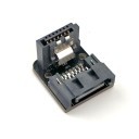 SATA3 SATA III 6Gbps 90 Degree Angled SATA Data Connector Mini Adapter