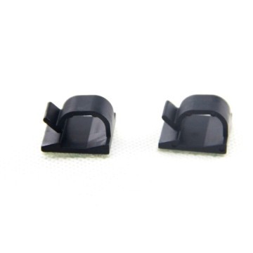 Black Cord Clips (19mm)