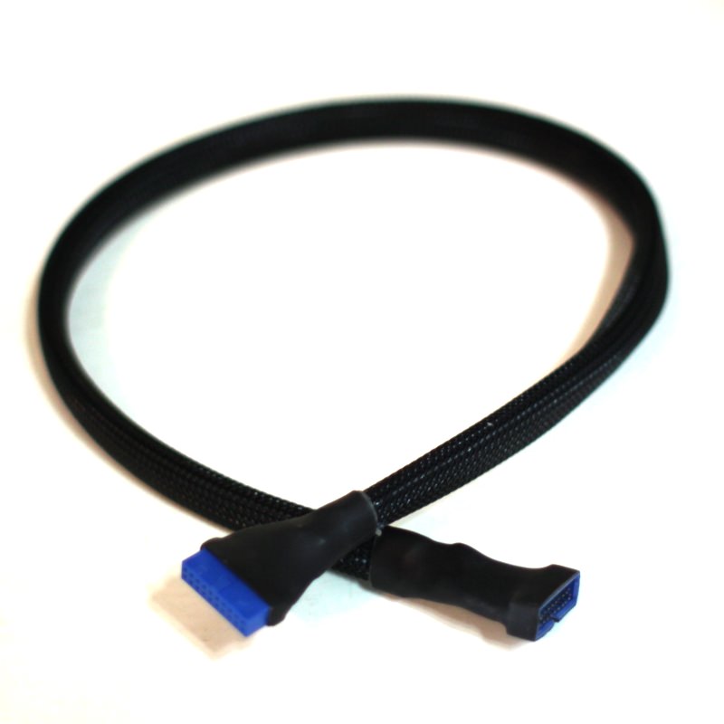 Grunde hele skæg High Quality Sleeved USB 3.0 19-Pin Internal Header Extension Cable -  modDIY.com