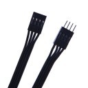 Corsair-Style 4-Pin Internal Extension Ribbon Cable (50cm / 100cm / 150cm / 200cm)