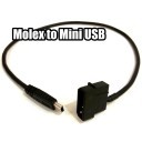 4-Pin Molex to Mini USB Type-A Adapter Cable (40cm)