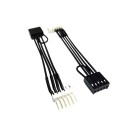 Computer CPU Fan 6 Pin Male to 5 Pin Female Cable Fan Conn Adapter for HP