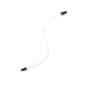 Premium Silicone Wire Single Sleeved 4 Pin CPU/EPS Power Extension Cable (White)