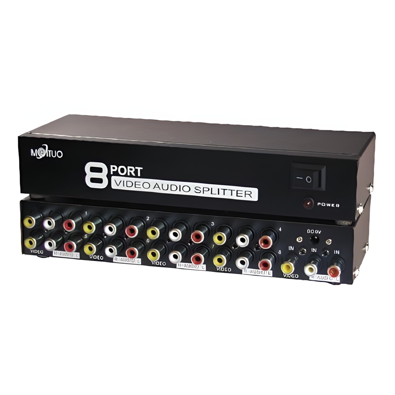 Maituo 8 Port AV Video Audio Splitter (MT-108AV) - MODDIY