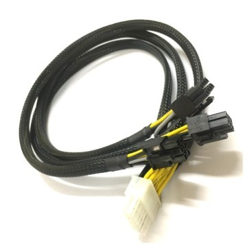 HP Server WS460C Gen8 12 Pin to 8 Pin and 6 Pin GPU PCIE Power Cable