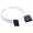 Premium Silver Wire 4 Pin Molex to SATA Cable