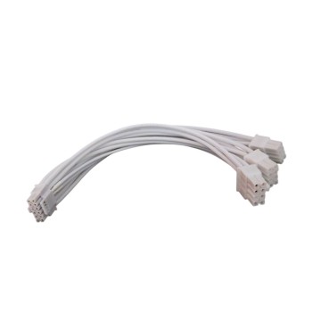 ATX 3.0 PCIe 5.0 600W Triple 8 Pin to 12VHPWR 16 Pin Power Cable White
