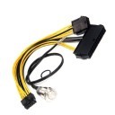 Dell C6100 Server L5639 L5520 24+8P to Mini 12-Pin Adapter Cable (20cm)