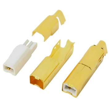 Gold Plated USB 2.0 Type B 4 Pin Male Plug Connector BM