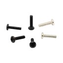 M3 x 12mm Black Silver Screws BM3X12
