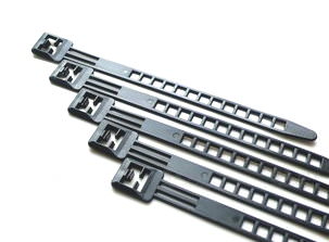 KSS 140mm Adjustable Ladder Cable Clamps (Black)