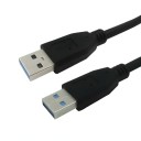 5 Gbps Superspeed USB 3.0 Type A Male to Type A Male Cable Black
