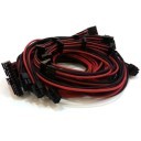 Cooler Master V850 Single Sleeved Modular Cables Set - Black / Red