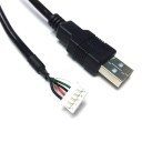 USB Header Mini PH 2.0mm 5 Pin to USB 2.0 Type A Male Adaptor Cable