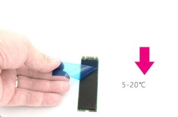 Premium N80 NVME NGFF M.2 2280 22x80mm Cooling Heatsink Silver