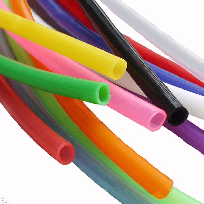 Silicone Tube Food Grade Flexible Tubing Hose Pipe IDxOD-4mmx6mm Various Colors 