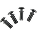 Black Fan Push Pin Screws (4 Pack)