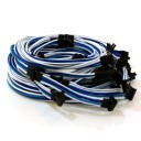 Antec HCP-1300 Single Sleeved Premium Modular Cables (Blue/Light-Blue/White)