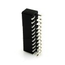 22-Pin ATX Power Male Header Connector - 90% Angled - Black