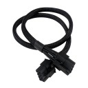 Uni Sleeved CPU EPS Modular Cable Black for Cooler Master MWE Gold
