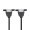 USB 2.0 Type A Female to Female Extension Cable with Panel Mount