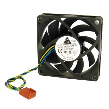 Delta 70mm 4300RPM 4 Pin 4 Wire PWM Fan
