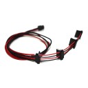 Premium Single Braid Power Supply Modular Cable (4 x MolexIDE)