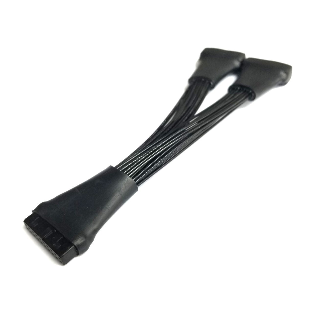 20 Pin USB 3.0 Internal Header Y Splitter Cable - modDIY.com