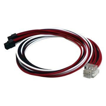 Single Sleeved 9 Pin to Dual 6 Pin PCIE Modular Cable for Super Flower
