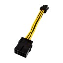 PCIE 8 Pin to 6 Pin Male to Male PCI Express Power Cable 30cm