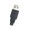USB Type-A Male Connector - Black (100 Pack, No Casing)