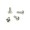 PWM4 x 10mm Silver Screws PWM4X10