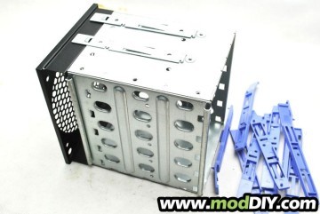 Graootoly 3.5 Inch HDD Cage Rack Hard Driver Tray Harde Schijf Kooi Ondersteuning 3 HDD Harde Schijven