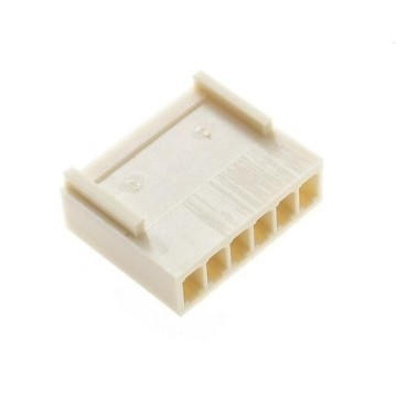 6-Pin Female Fan Connector 2510 - White