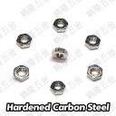 M3.5 Hex Lock Nut - Silver Carbon Steel