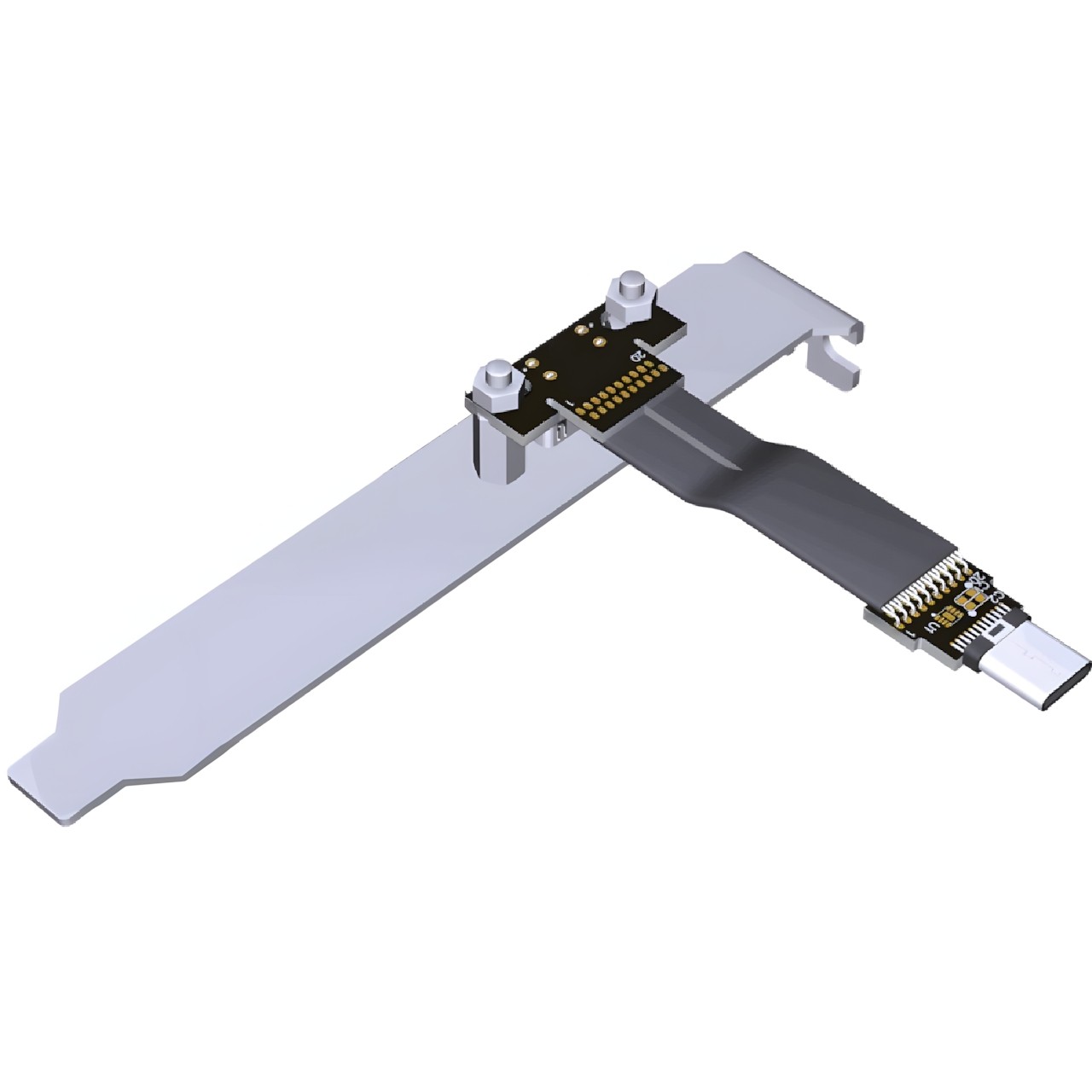 USB 3.2 Gen 2x2 Type C Panel Mount Cable