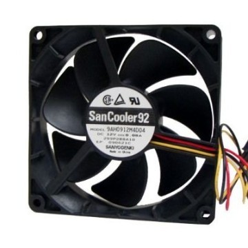 Sanyo SanCooler92 92x92x25mm Fan (2000RPM) 9AH0912M4D04