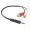 3.5mm Audio Phono Jack Male to 2 x Female RCA AV Adapter (25cm)
