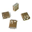 Gold Plated USB Type A 4 Pin Female Connector