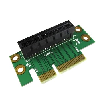 Gold Plated Premium PCIE 4X 90 Degree Right Angle Riser Card